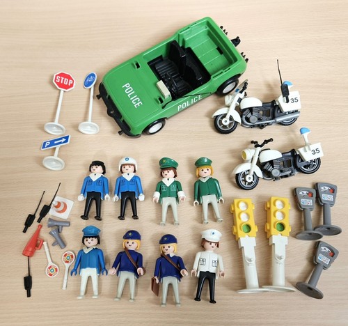 Playmobil vintage lot police - playmobil,