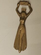 Decapsuleur, laiton, Bronze femme nue Art Déco Art Nouveau 1900 .1930 Superbe 