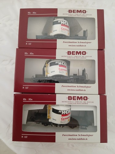 Collection bemo hom 3 wagons - bemo,