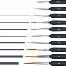 10 Pièces Détail Pinceau