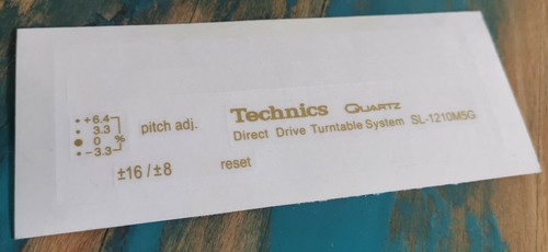 Technics 1210 m5g - sl-1210,