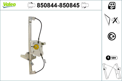 Lève vitre avant valeo 850845 - valeo,
