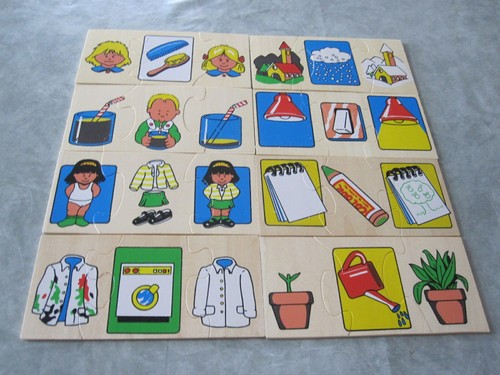 Puzzle éducatif bois - puzzle, _