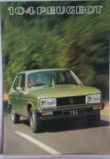 Brochure de vente PEUGEOT 104