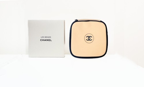 Chanel trousse beige noir - chanel,