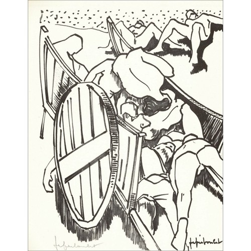 Friboulet jef lithographie - friboulet,