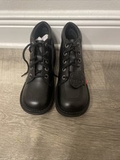 Kickers Kick Hi Black Leather