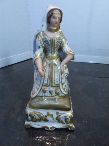 Paris porcelain inkwell - , 20th