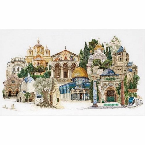 Kit broderie point croix - kit,