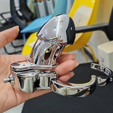 Ajustable Acier inoxydable Chastity Cage Bondage Hommes Dispositif De Chasteté