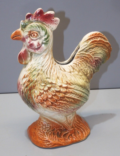 Ancienne belle tirelire coq - -ancienne,
