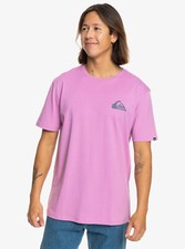 Quiksilver Mw Mini Logo T-Shirt Pour Hommes Violet Eqyzt07657 Php0 Small Rrp £22