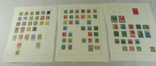 Lot de 84 anciens timbres