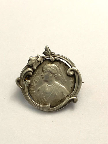 Ancienne broche argent - ancienne,