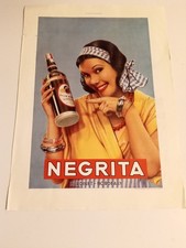 publicité Negrita 28 x 38 cm provenant du magazine l'illustration du 23 novembre