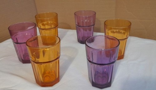 Service six verres - de, colorés