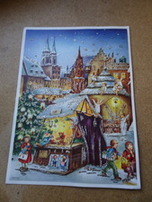 Noël HACO 63 Magnifique Calendrier De L'Avent Jouet Enfants Anges paillettes,