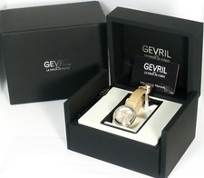 Gevril 3246.1 Fifth Avenue Diamant Argent Ton Cadran Femmes Suisse Quartz Montre