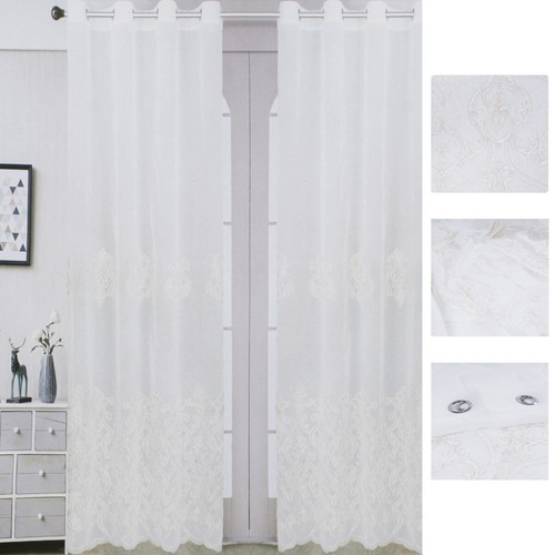 Tente motif brodé beige - À,