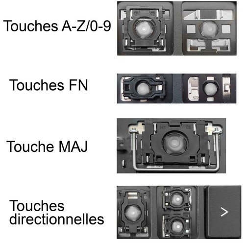 Touche clavier français - touche,