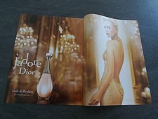 Publicité papier Parfum. Perfume ad. J'Adore Dior 2014 double page