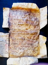 Feuillet de Manuscrit