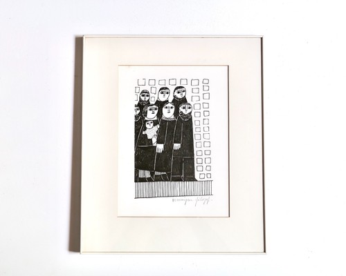 Lithographie signée crayon - lithographie,