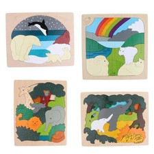 Puzzle en bois à plusieurs