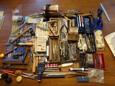 LOT ANCIENS OUTILLAGE HORLOGER DIVERS HORLOGERIE