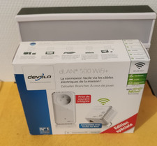 ★ DEVOLO CPL WIFI dLan 500+ starter kit WIRELESS ethernet prise gigogne