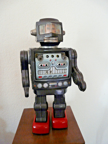Ancien robot tole swivel - ancien, tole-swivel