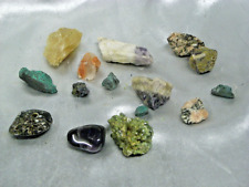 LOT 14 PIERRES SEMI PRECIEUSE AMETHYSTE MINERAUX QUARTZ CRISTAL JASPE