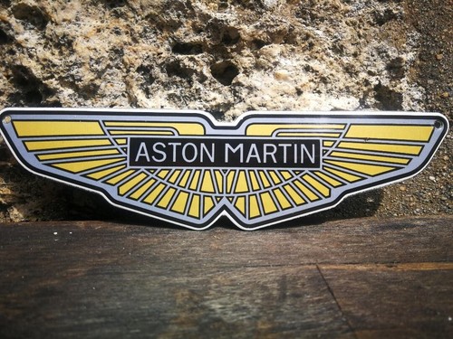 Plaque émaillée aston - plaque, martin