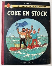 HERGE TINTIN COKE EN STOCK EO FRANCAISE B24 1958 BE+ GENERAL