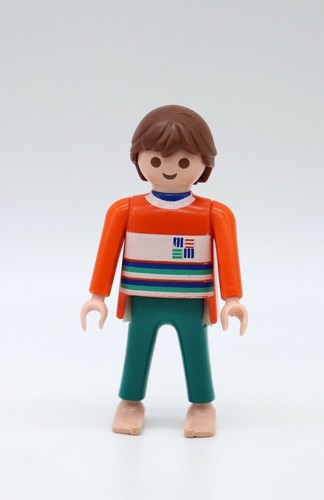 Playmobil homme pyjama orange - playmobil,