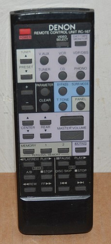 Denon 167 remote control - denon,