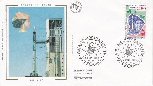 Enveloppe 1er jour espace - espace, et