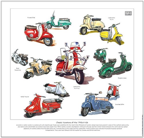 Classic scooters the - the, 50s