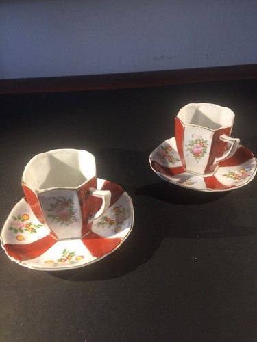 Two antique japanese hand - antique,