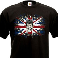 T-shirt TEDDY BOY - Union Jack  Flying Saucers Matchbox Riot Rockers Crazy Cavan