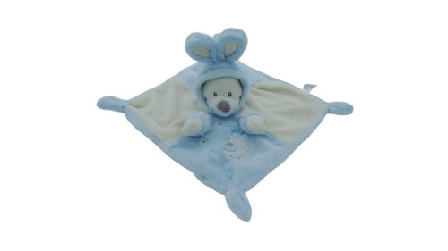 Doudou ours plat déguisé - , en
