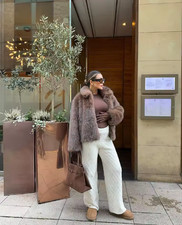 Manteau court femme en