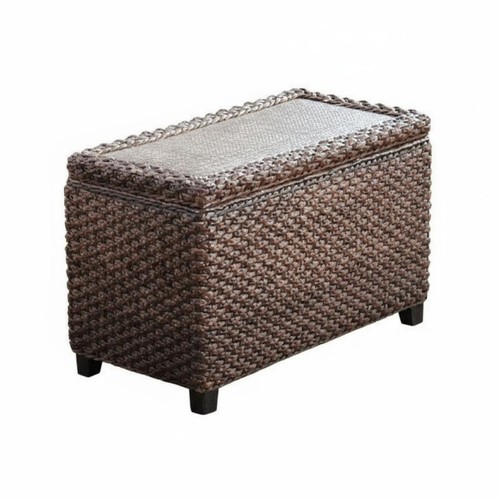 Banc coffre tressé - banc,