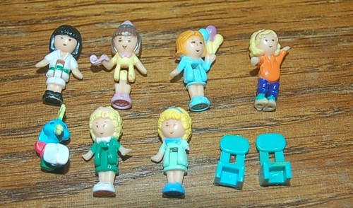 Lot figurines polly pocket