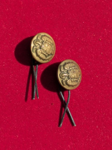 Paire anciens boutons blason - anciens,