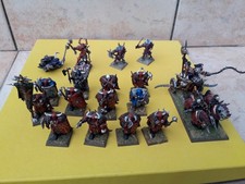 Lot Guerriers du chaos - (4 en METAL) - Warhammer The Old World - Peints