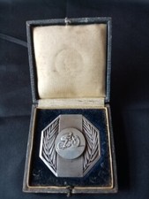 SUPERBE MEDAILLE ANCIENNE MOTO CROSS  époque 1949 F. FRAISSE