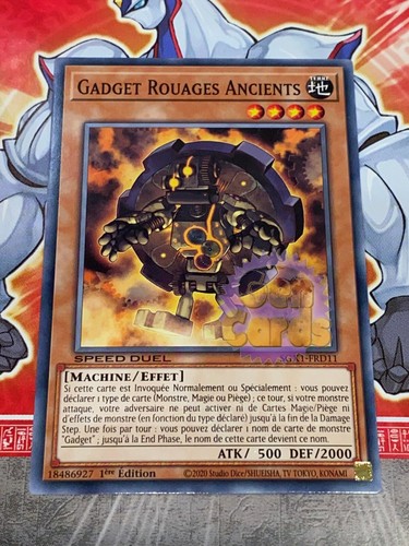 Carte gadget rouages - carte,