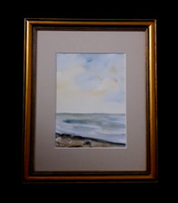 Marine aquarelle océane - , "