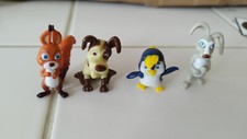 Lot Figurine animaux Masha et Michka ours the bear figure set rare Pingouin dog